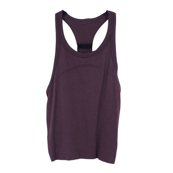 lululemon athletica Tops - Lululemon Racerback 2.0 Swiftly Tech Tank Goodnight Plum Cropped Women's 4